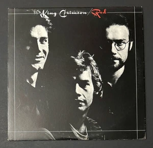KING CRIMSON Red Vinyl Record Album Half Speed Master Reissue 1987 EG Collectors - Picture 1 of 2