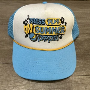 Pepsi Snapback Truckermütze "Press Play On Summer" Meshback Mütze Baseballmütze - Bild 1 von 4