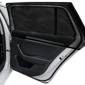 Car Window Shades, 2 Pack Breathable Mesh Side Car Window Sun Shades, Stretch... - Picture 1 of 7
