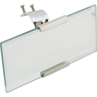 Speedway Roadster Rectangular Mirror, Stainless, 2-3/4" x 6" - Image 1 of 4