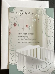 Baby Christening/Baptism Card, DaySpring Greeting Card. Mail Can Take 4to9 Days - Bild 1 von 4