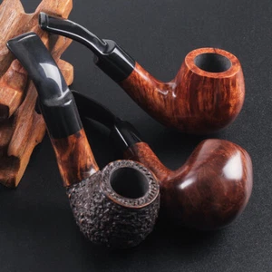 Classic Bruyere Small Pipe Handmade Portable Solid Wood Pipes Tobacco Pipes - Picture 1 of 6