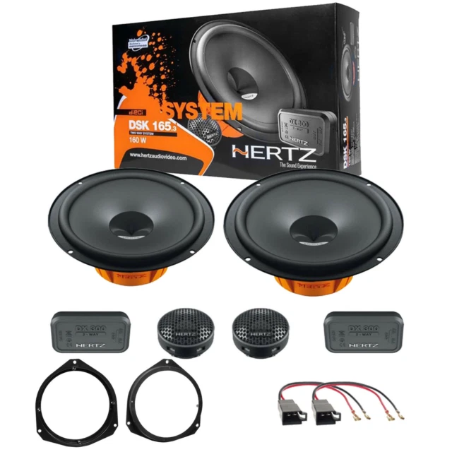 Herz DSK165.3 6,5" 80W Sistema Altoparlanti