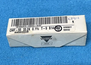DALE ~ RN55E3322B ~ Resistencia, Película Gruesa, 33.2K Ohm, 200V, .1±%, 25ppm 99 PCS - Imagen 1 de 2