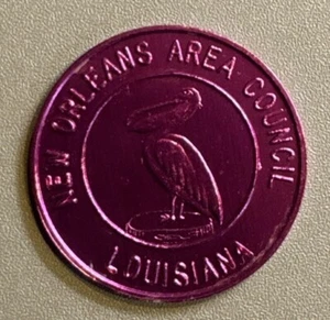BSA 13th World Jamboree 1971 Japan - New Orleans Area Council  Coin - Picture 1 of 2