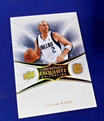 2008 UPPER DECK EXQUISITE INSCRIPTIONS AUTOGRAPH PROOF AUTHENTIC JASON KIDD - Image 1 of 3