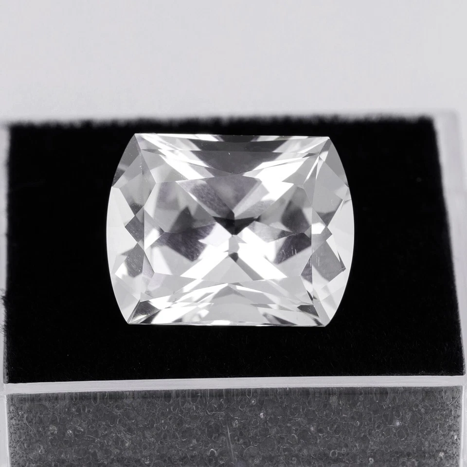 HERMOSO COJÍN PERSONALIZADO CORTE NATURAL MEXICANO BLANCO DANBURITA 6.42cts Foto 1 de 1