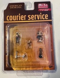 Juego de figuras de servicio de mensajería exclusivas American Diorama 1:64 Mijo AD-76495 - Imagen 1 de 7