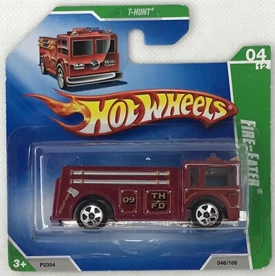 2009 Hot Wheels Treasure Hunts Fire-Eater Short Card Limited Edition #4/12 - Image 1 of 2