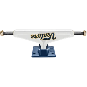 Venture Collegiate 5.6 V-Hollow White / Navy Skateboard Trucks - 8.25" Axles - Picture 1 of 1