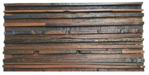 Dekorative Wandpaneele, Altholz Wandfliesen, Wanddeko, Mosaik Wandfliesen - Bild 1 von 5