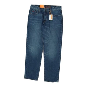Pantalones de mezclilla 6th Sense azules | Pantalones clásicos informales de pierna recta vintage para hombre - Imagen 1 de 4