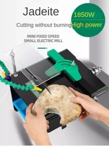 Máquina de grabado de jade máquina de corte amoladora de mesa eléctrica pequeña pulidora - Imagen 1 de 32