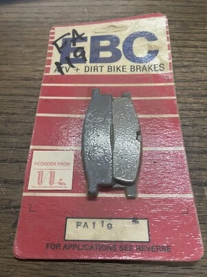 Pastillas de freno delanteras Yamaha TTR125,YZ85,YZ80, EBC FA119 Foto 1 de 4