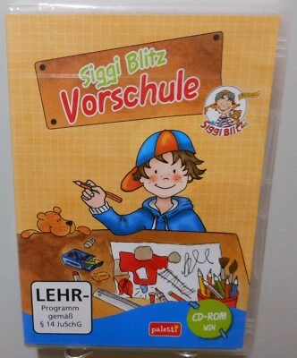 Siggi Blitz Software Schule PC CD-ROM Lernspaß Vorschule Nachhilfe Übungen T108A - Bild 1 von 2