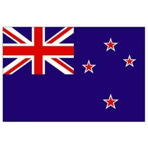 New Zealand National Flag 5x3 Polyester (Remembrance) Rugby Football  - Picture 1 of 1