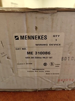 ENCHUFE MENNEKES ME3100C6 Foto 1 de 4