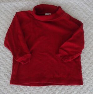 Gymboree 12-18 months Unisex Turtleneck Shirt Boys Girls Red classic essential