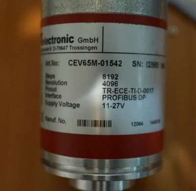 ♕♕♕ TR Electronic CEV65M-01542  Absolute-Encoder  NO BOX      UPS ♕♕♕ - Image 1 of 3