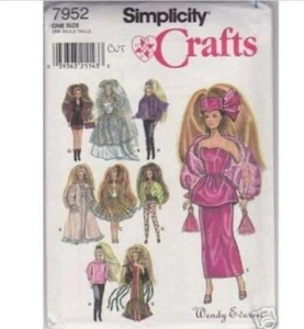 Für Barbie Modepuppe Muster 7972 - ORIGINAL - Bild 1 von 1