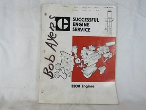 Caterpillar 3208 engine successful engine service manual brochure - Picture 1 of 4