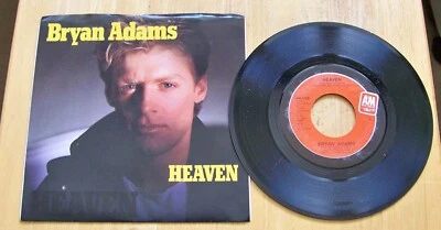 1985 Bryan Adams, Heaven/Heaven "Live", AM Records AM-2729, 45 RPM — 第 1/2 张图片