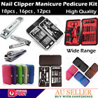 Manicure Pedicure Set Single Stainless Nail Clipper Kit Cuticle Grooming Beauty