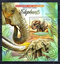 Uganda 2012 Elefanti Yvert Blocco N° 398 Nuovo 1er Scelta MNH