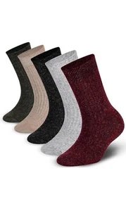 Merinowollsocken - Wollsocken, Wandersocken für Damen, Crewsocken für Damen - Bild 1 von 5