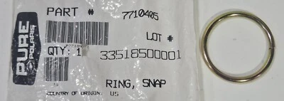 NUEVO Genuino Polaris Scrambler Trail Boss Ciclón ATV Anillo a Presión Parte OEM 7710405 Foto 1 de 2