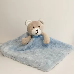 Baby Baby Blankets & Beyond Teddy Bear Lovey Blue Security Blanket - Picture 1 of 7