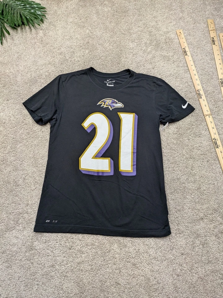 Camiseta Nike Dri Fit Baltimore Ravens Ingram II Camisa Para Hombres S Pequeña Negra NFL Foto 1 de 4