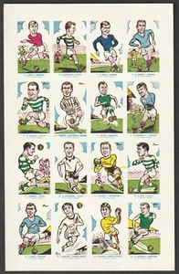 AJ Donaldson Football Complete sheet Alex Ferguson Dunfermaline Glasgow Rangers - Picture 1 of 1