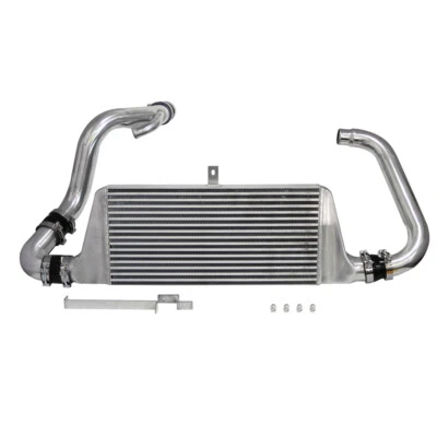 Front Mount Aluminum Intercooler Kit For Nissan Silvia S14 S15 SR20DET 93-02 BK - Image 1 of 4