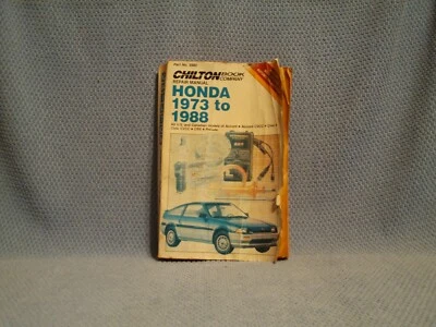 Honda Accord Civic CRX 1973-1988 Prelude Chilton manual de reparación Foto 1 de 4