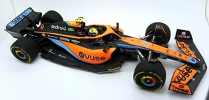 NEW MINICHAMPS VUSE MCLAREN MERCEDES MCL36 L NORRIS BAHRAIN GP 2022 1-18 - Picture 1 of 7
