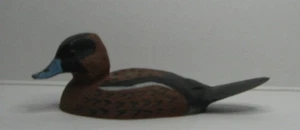 Mini estatuilla vintage de pato señuelo William J Koelpin pato enmascarado 1982 FG. - Imagen 1 de 10