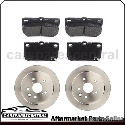 Rotores traseros pastillas de freno semimetálicas para Lexus IS250 2006 2007 2008 2009 2010 Foto 1 de 4