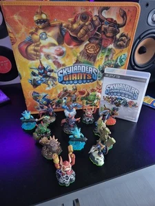 Skylanders Figures Including Spyro Adventures Game And Skylanders Giants Case - Picture 1 of 1