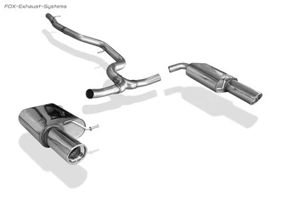 Acciaio Inox Duplex Impianto Racing VW Passat 3C 3.2 FSI 4Motion Ogni 100 Tondo - Immagine 1 di 4