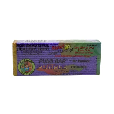 Mr. Pumice Purple Pumi Bar (Single): Extra-Coarse Callus Remover, Pedicure Stone - Image 1 of 4