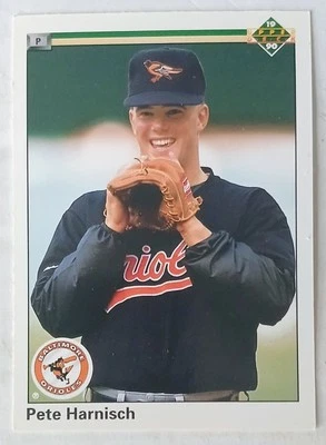 1990 Upper Deck - Pete Harnisch #623 Baltimore Orioles  - Image 1 of 2