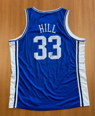 Grant Hill Duke Blue Devils Signed Autographed Jersey PSA/DNA COA Size XL - Image 1 of 3