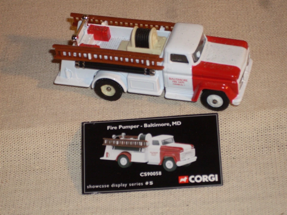 Christmas Surprise! Corgi 1966 Diecast Pumper Fire Engine #CS90058, Baltimore FD - Image 1 of 4