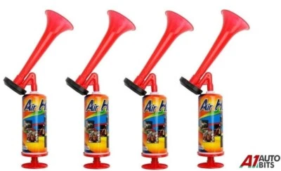 Loud Air Horn Hand Held Pump 4 Pcs Football Sport Event Party Concert Festival - image 1 of 4