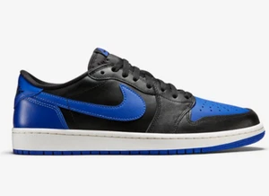 Air Jordan 1 Retro Low OG - SIZE MISMATE 9.5 / 10 - 705329-004 READ Royal Black - Picture 1 of 6