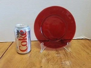 Mesa de Navidad vintage Royal Ruby rojo postre 7 3/4" ancla en cuclillas - Imagen 1 de 1