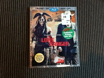 The Lone Ranger (Disney Blu-ray, DVD, Slip Cover) - Image 1 of 2