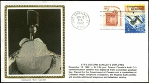 Columbia STS-5 Second Satellite Deployed 11/12/82 Colorano "Silk" Cachet - Picture 1 of 1
