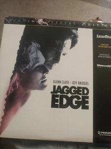 Jagged Edge Laserdisc, Glenn Close, Jeff Bridges VG - Picture 1 of 3